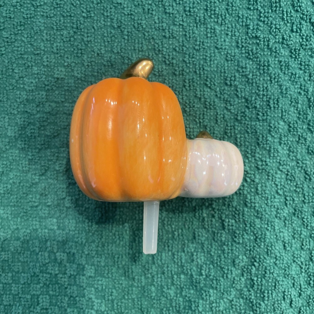 Nora Fleming Double Pumpkin Mini Retired