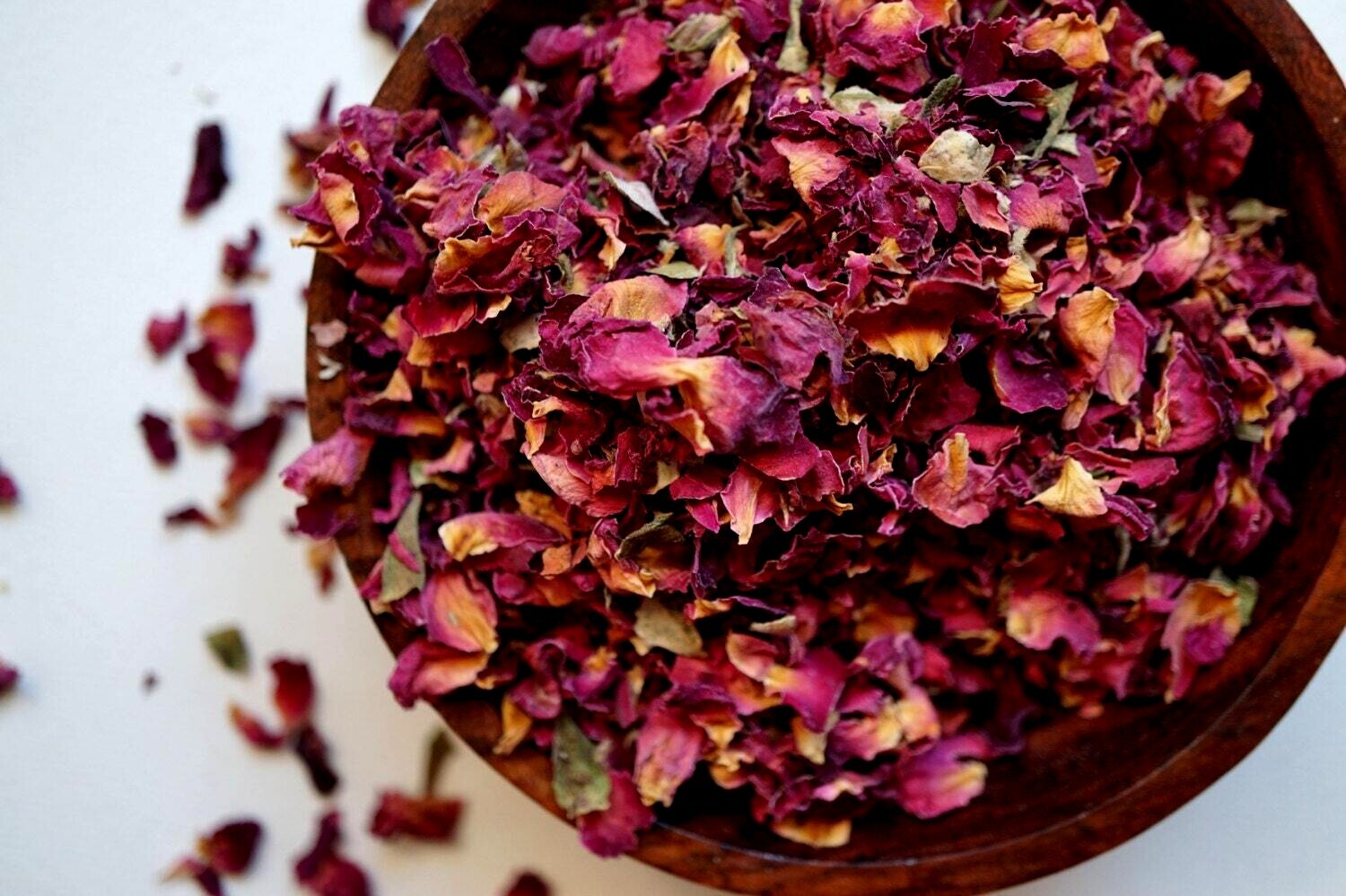 Rose Petals Red Wild Crafted Dried ~ Rosa Canina ~ 100% Premium Wedding USA