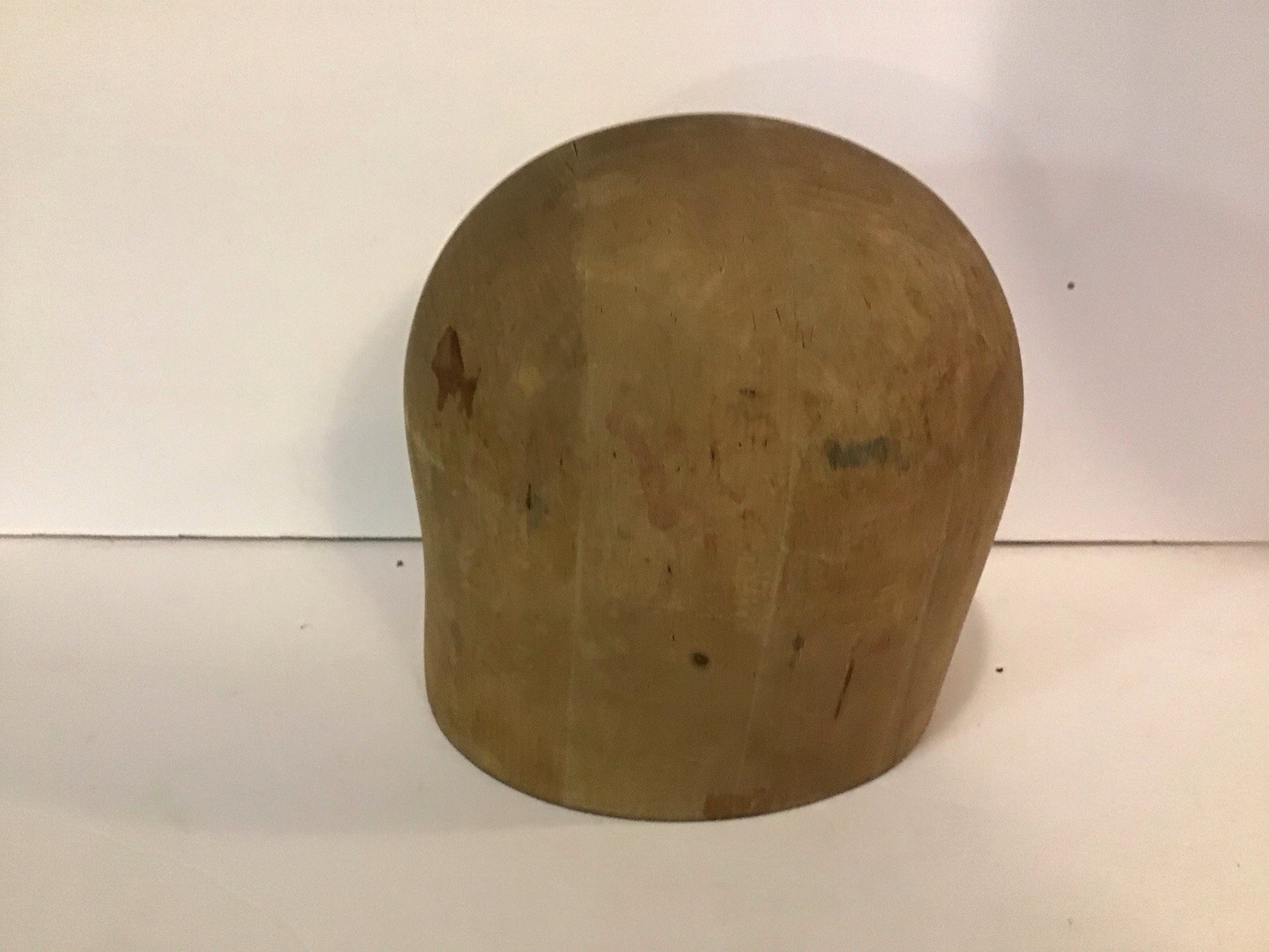 Vintage Millinery Form Solid Wood Hat Block & Display #796 - Size 21 1/2”.