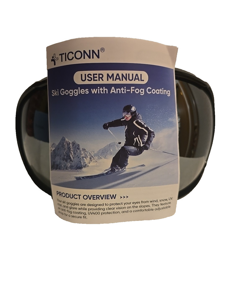 TICONN SKI GOGGLES