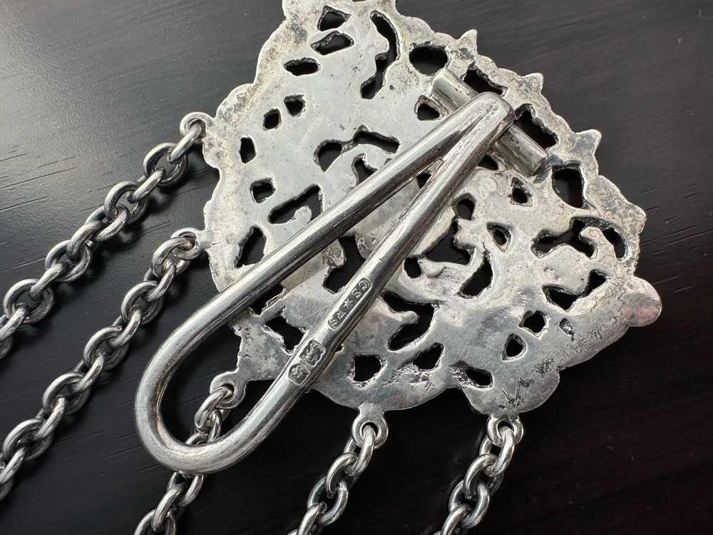 Victorian Solid Silver Chatelaine c.1898