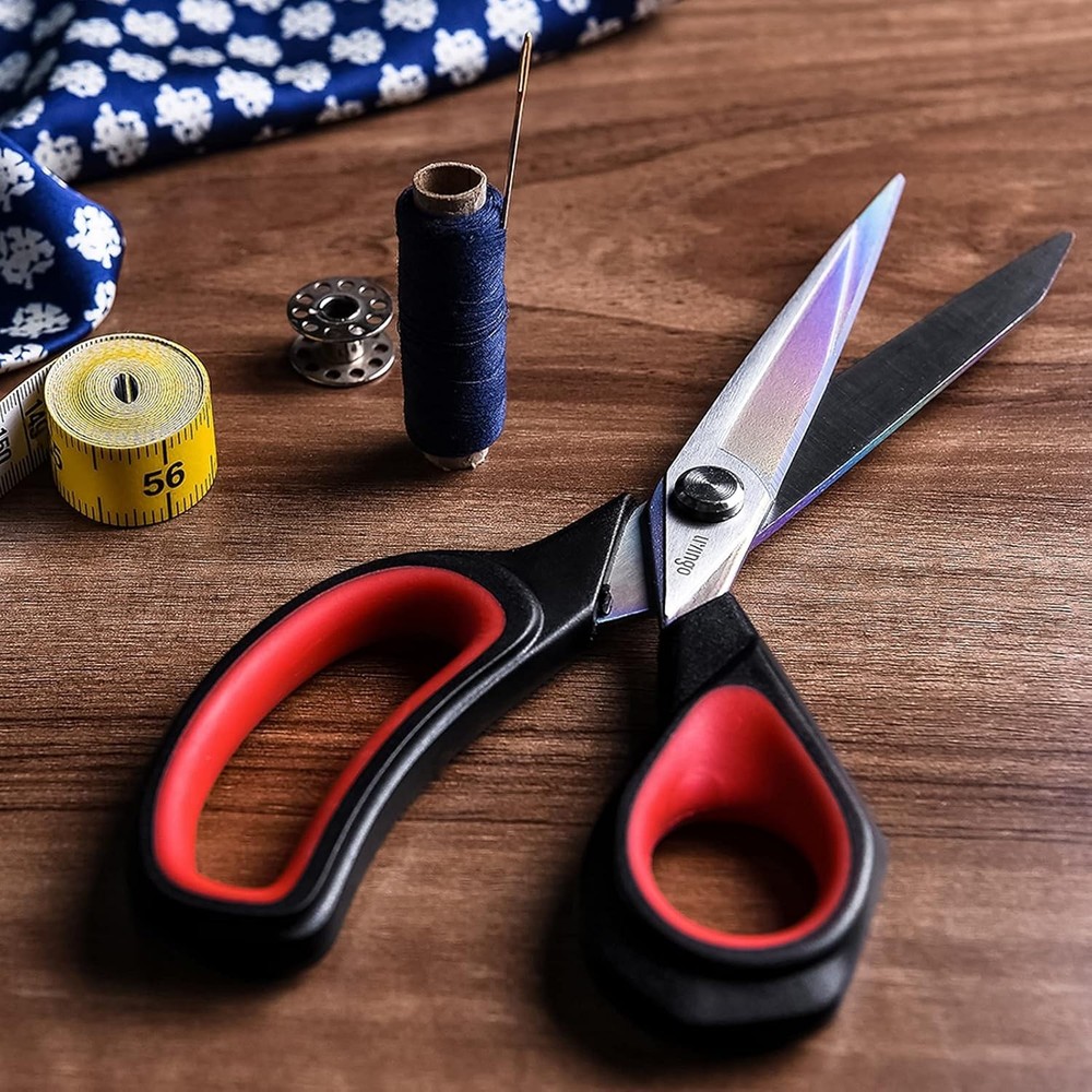 Tailor Scissors Heavy Duty Multi-Purpose Titanium Coating Forged Stainless St...