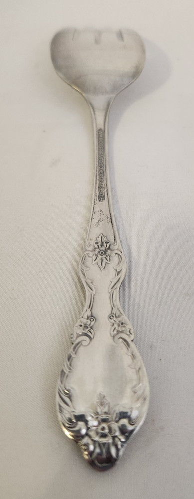 Wm Rogers Lrg. Meat Fork "Grand Elegance Pattern Silver-Plate 1959