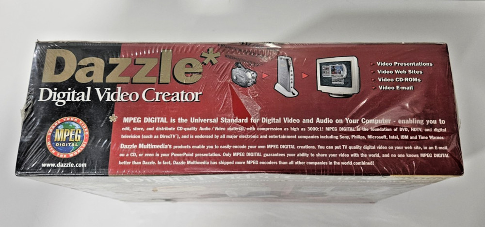 Dazzle Digital Video Creator Editor External USB Version complete NIB