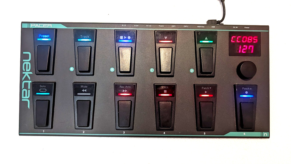 Nektar Pacer MIDI Controller + Printed Guide & Custom Program Layout