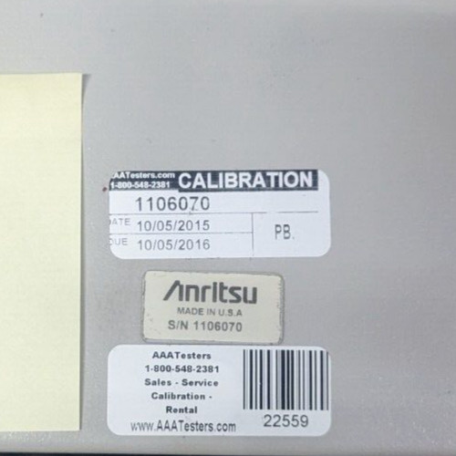 Anritsu S331D: Cable & Antenna Analyzer