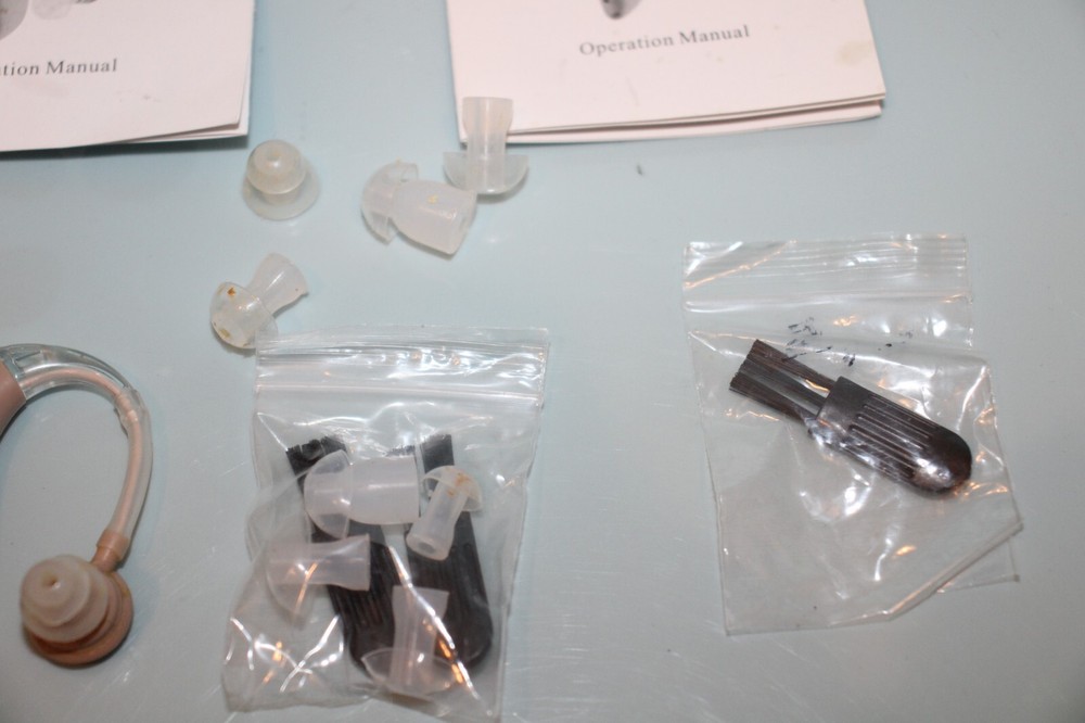 BTE G25 Hearing Aids PAIR w/CASE & ACCESSORIES #7