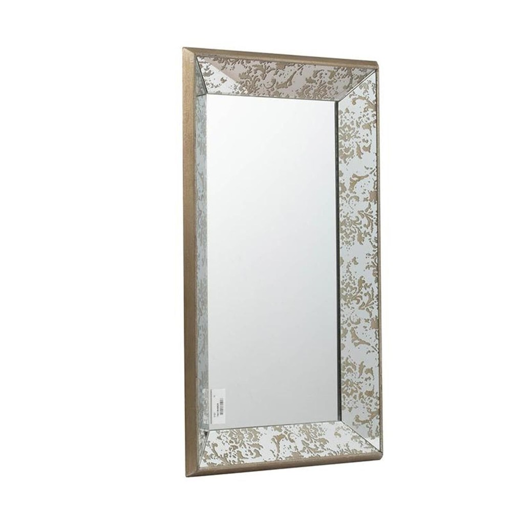 24 Silver Glass Framed Accent Mirror