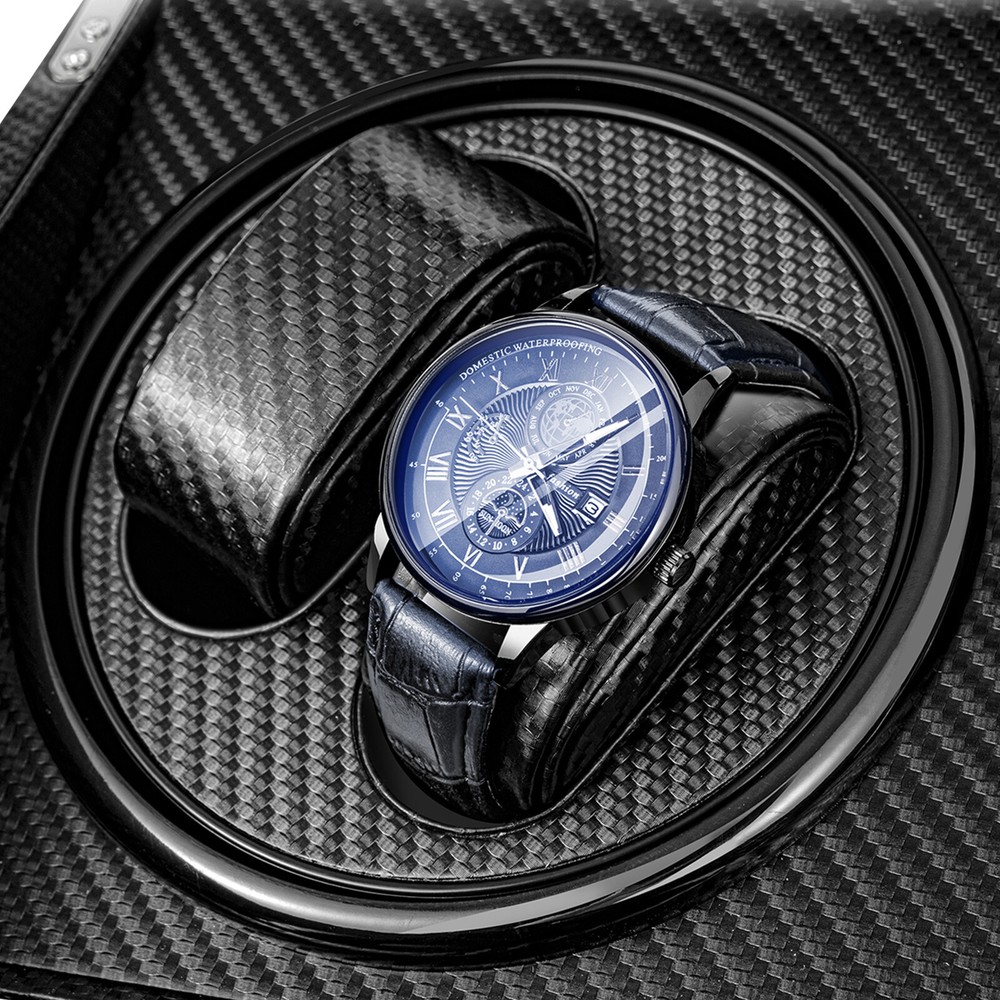4+6 Automatic Rotation Watch Winder Box Self Winding Display Box Storage Case