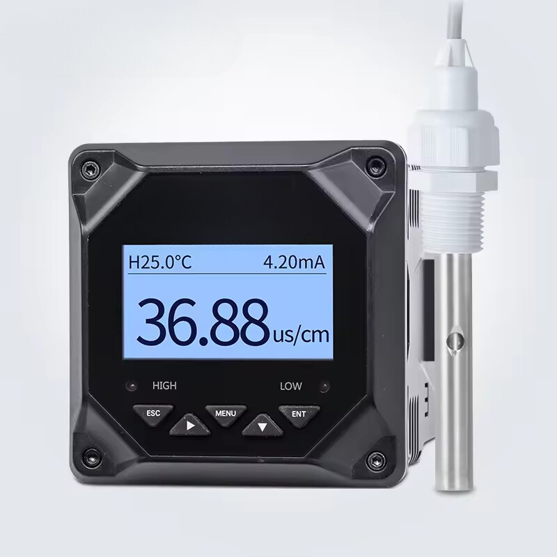 Hot Sale Relay Output Ph Ec Conductivity Ec Meter Controller with Sensor