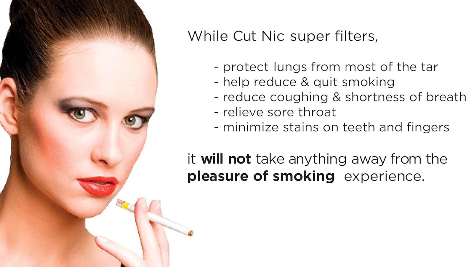 2 PKS NEW SMOKE Cigarette Filters = 60 Filters - Lowers Nicotine Nic Out & Tar