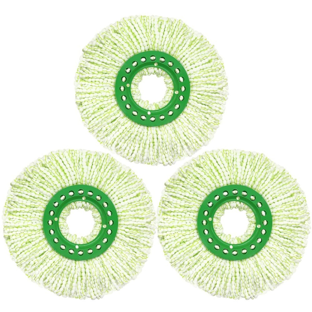 3 Pack Mop Head Replacement for Libman Tornado Spin Mop, Microfiber Spin Mop ...