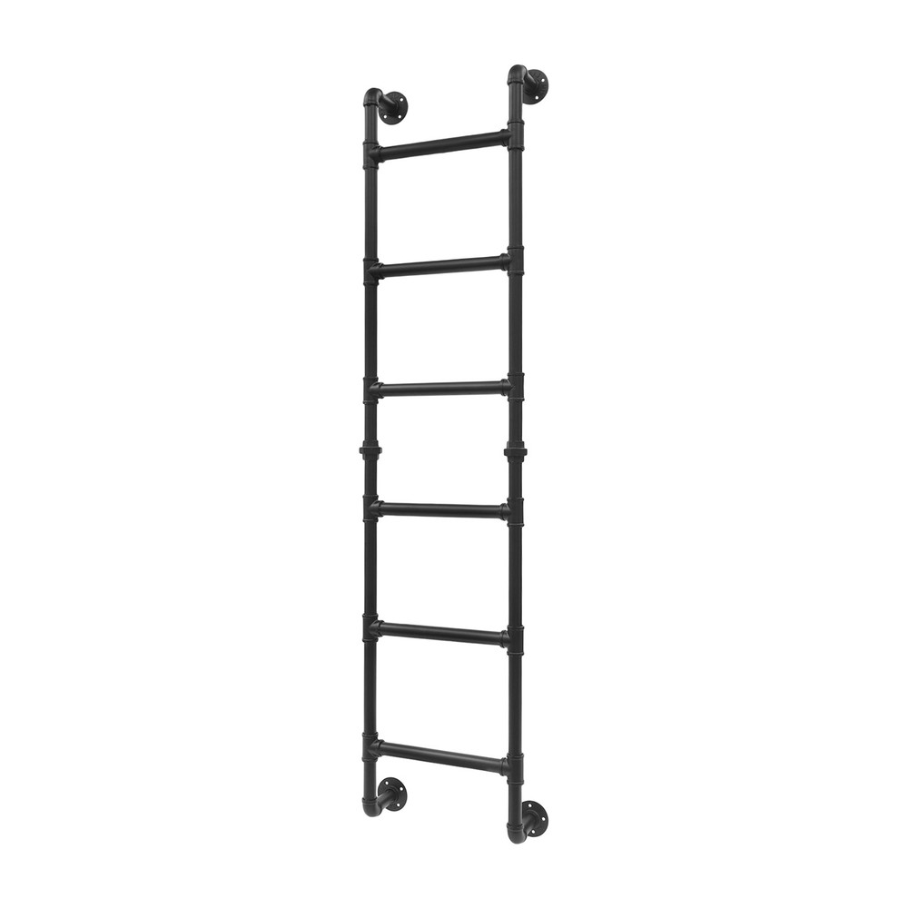Wall-mounted 6-step Bunk Bed Ladder High Loft Attic Eight Steps Ladders Tool