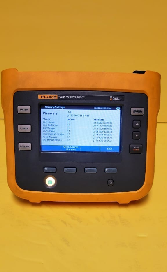 Fluke 1732 Three Phase Electrical Energy Power Logger Analyzer