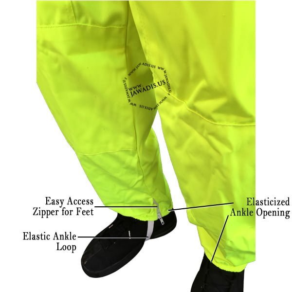 Fluorescent Yellow Full Bee Suit - L Size Beekeeping Protective Gear