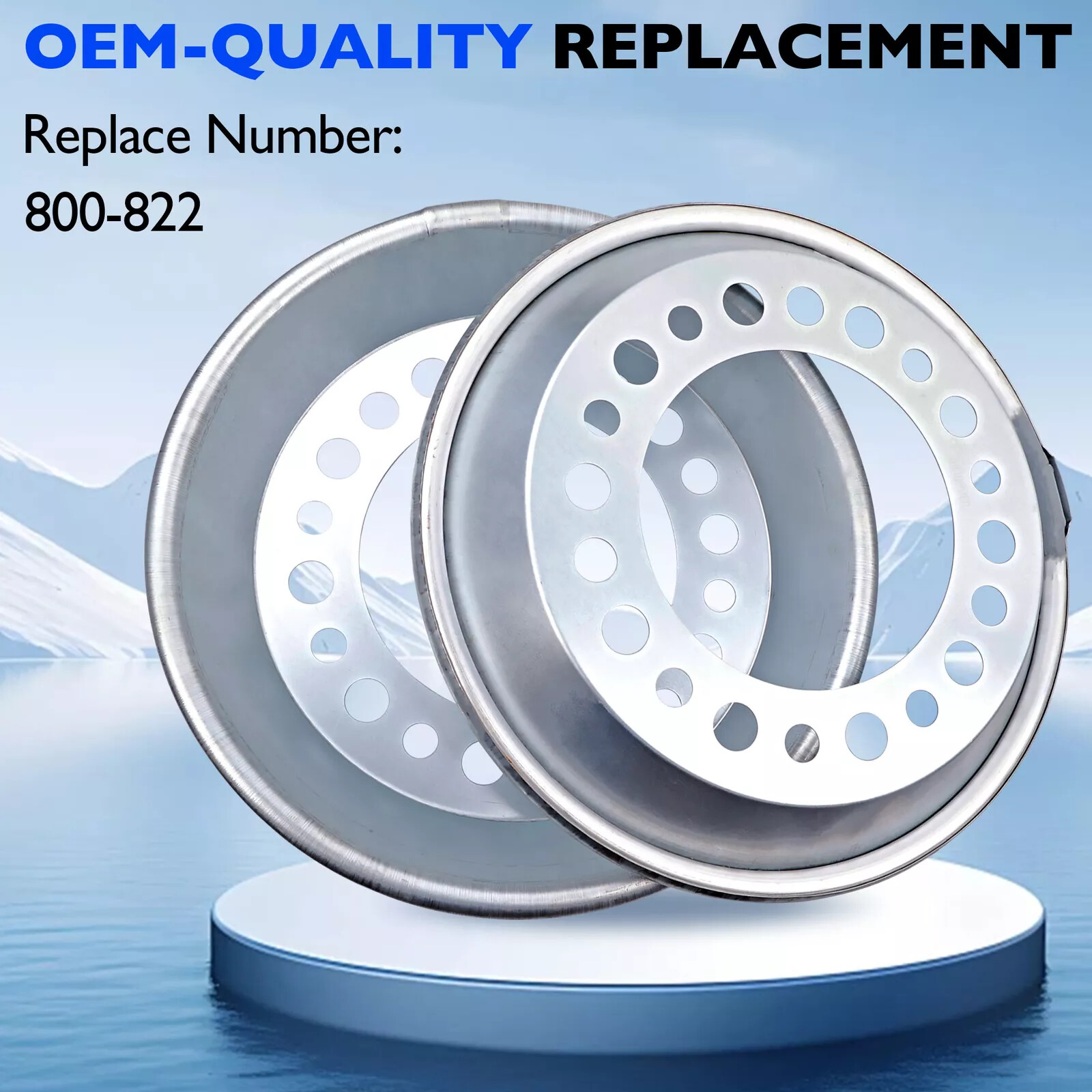 2X CENTRAMATIC 800-822 AUTO WHEEL BALANCER SET 2 FOR 22.5-24.5" WHEEL - STEER