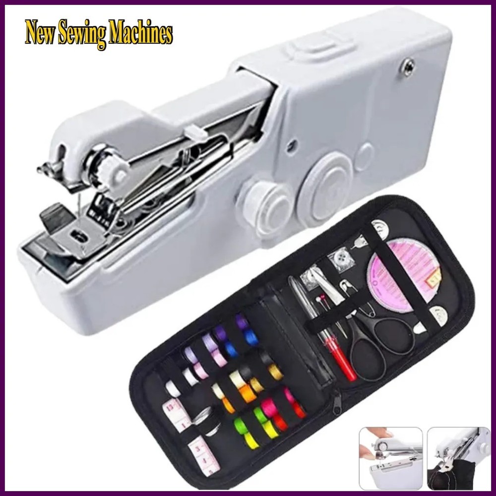 New Hand Sewing Machine Portable Sewing Machine Quick Handheld Sewing Tool Mini