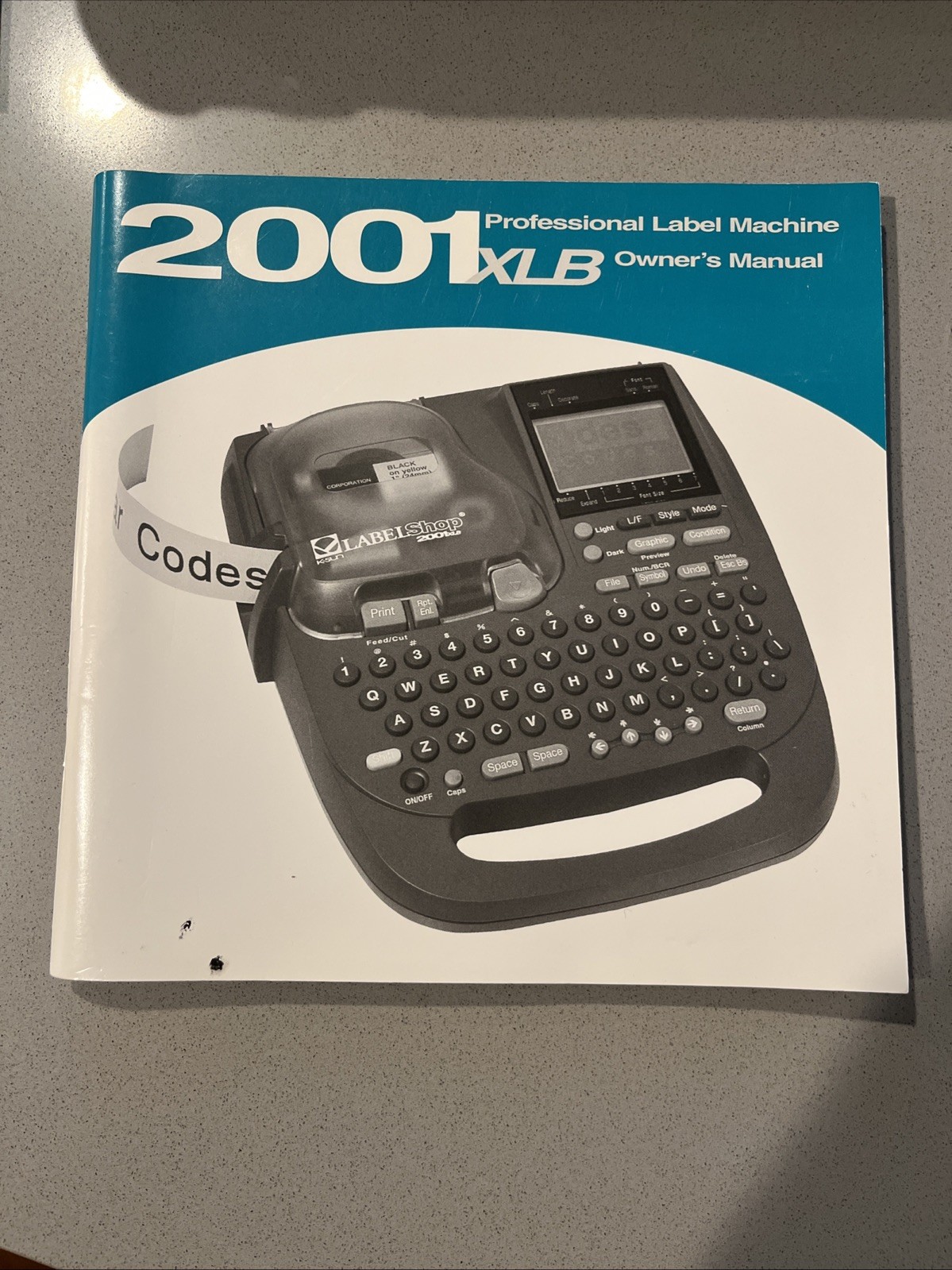 K-Sun LabelShop 2001 XLB Professional Label Machine Good Working Condition