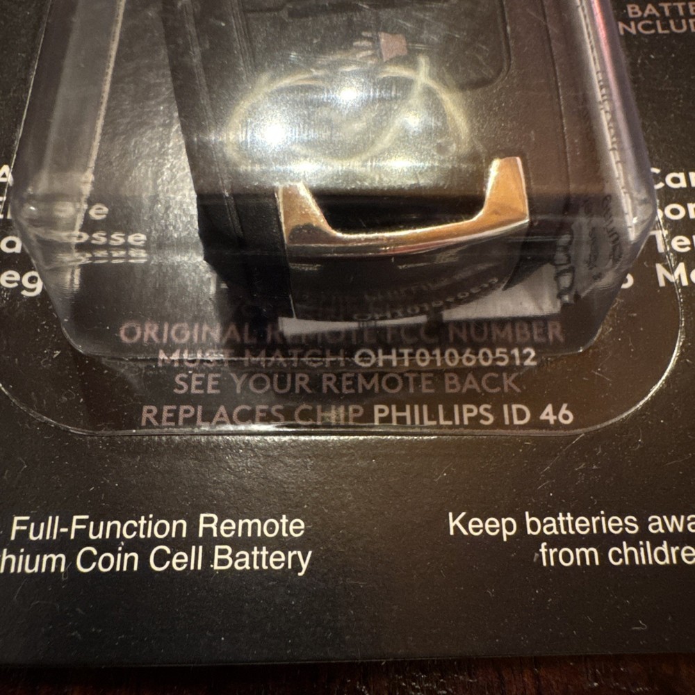 New Duracell Keyless Entry Full Function Remote for GM Vehicles ULK029D