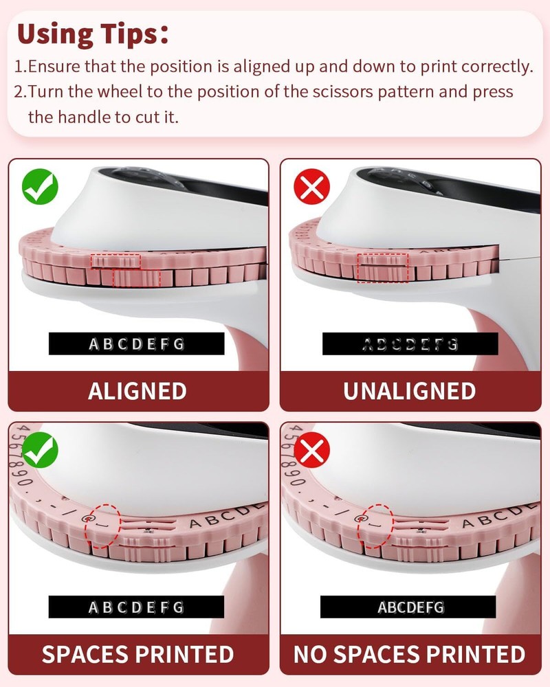 Phomemo E975 3D Embossing Label Maker with 6 Tapes 3/8" for Dymo Omega Xpress