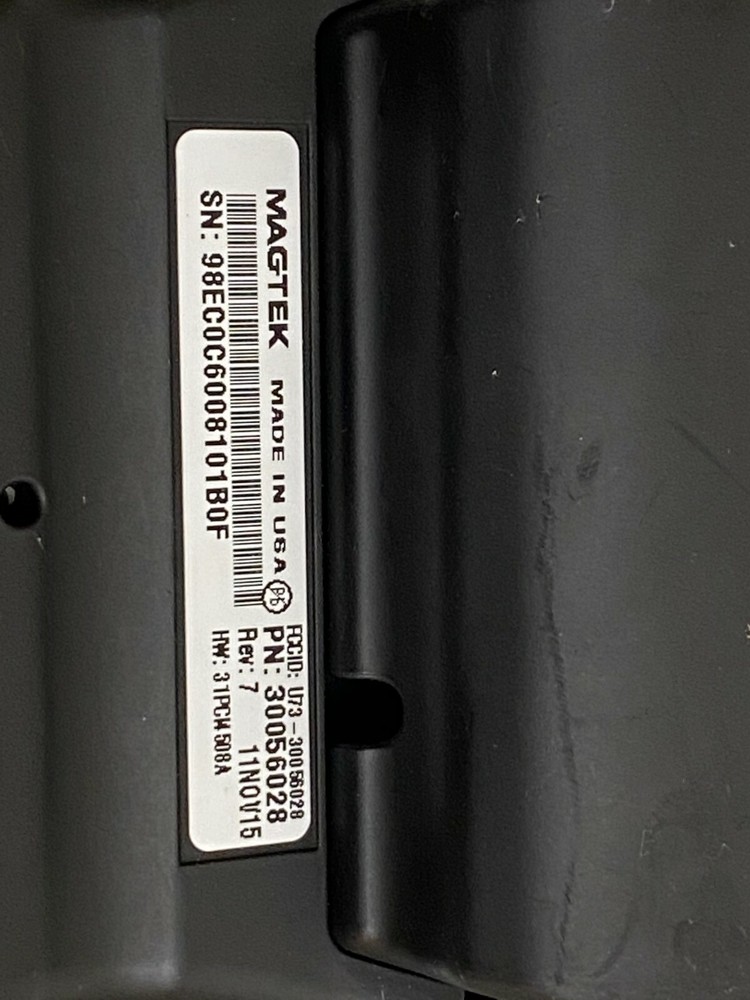 BB20: Magtek DynaPro PN# 30056028 Credit Card Processing Reader Terminal