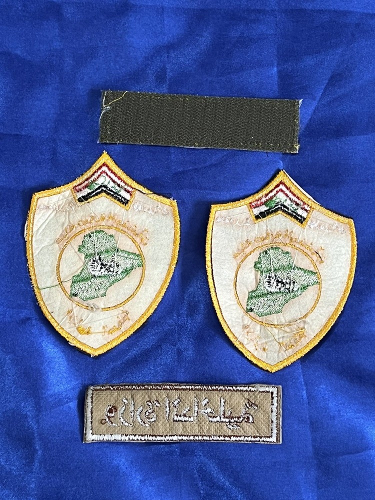 Iraqi Facilities Protection Authority Forces Sleeves Cloth Patch Set