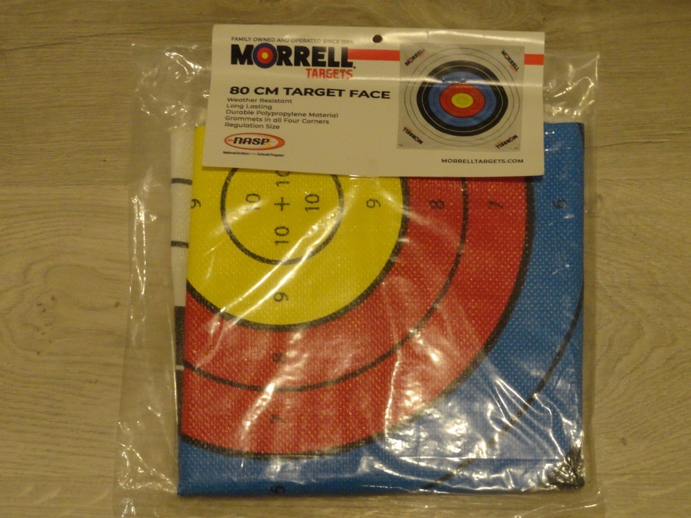 Morrell Polypropylene Target Face 80 cm.  New on pack
