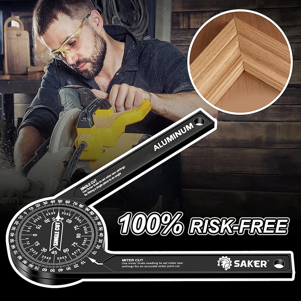 Saker Miter Saw Protractor AND Door Hinge Jig