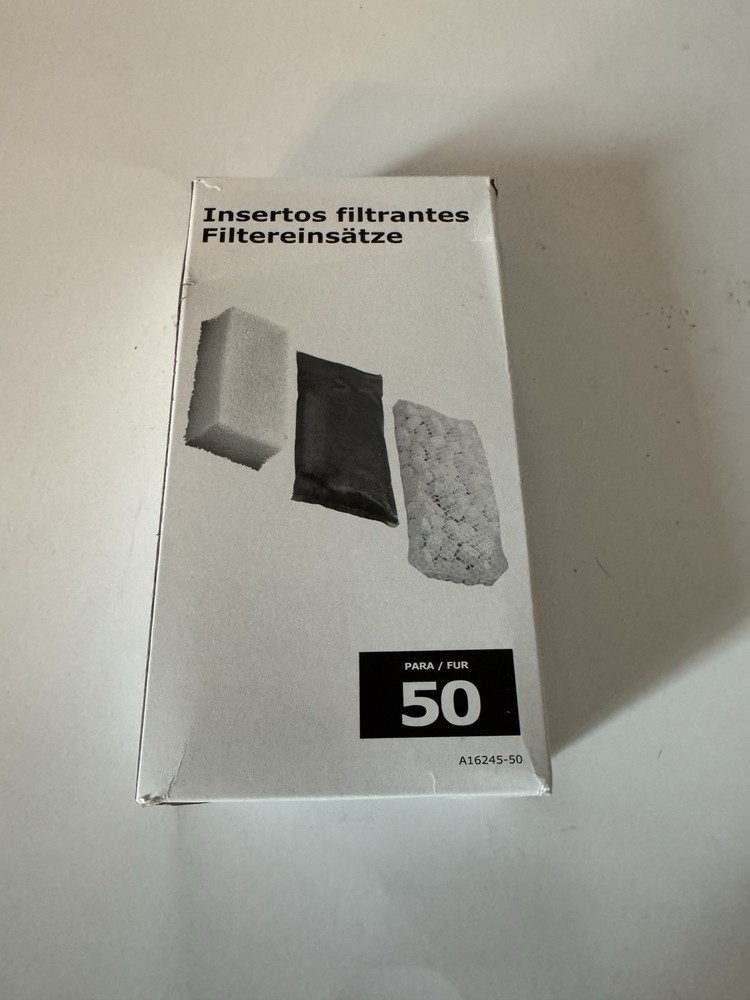 AquaClear 50 Carbon Filter Inserts & Bio Filter Rings Media Replacement