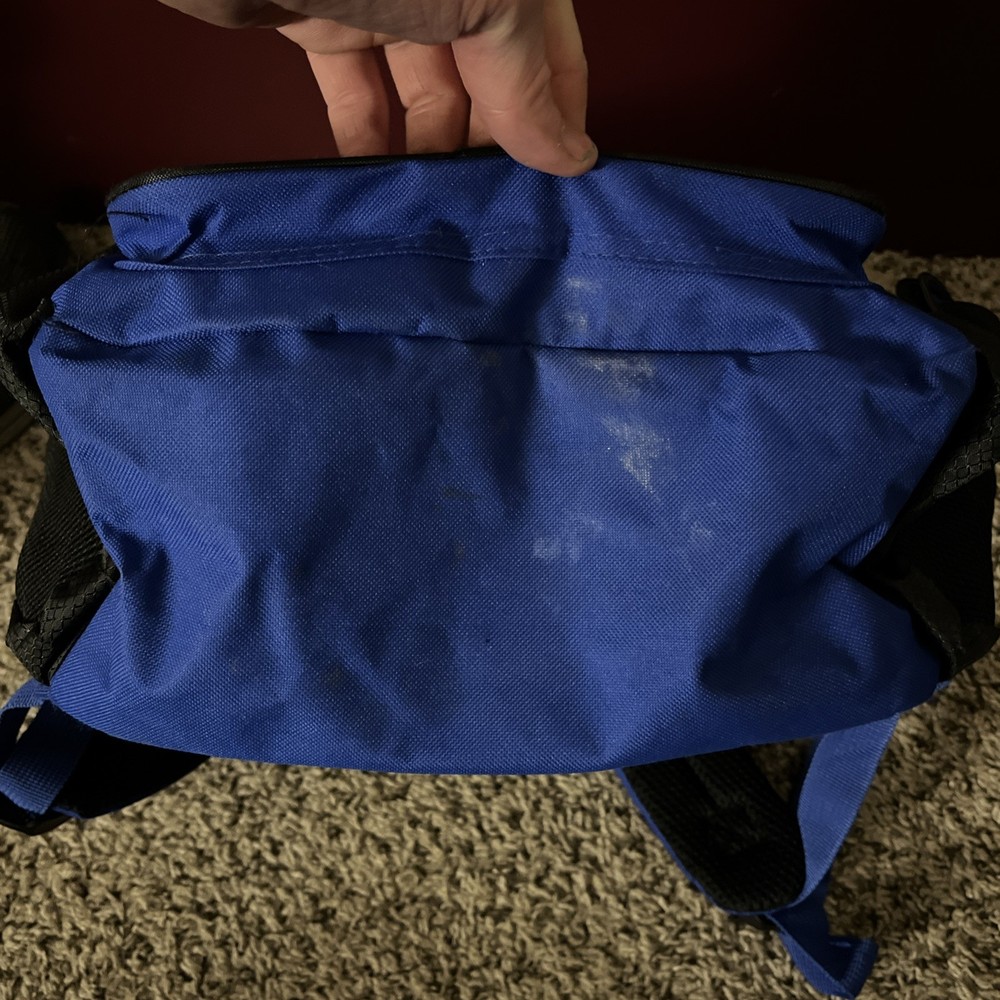 AdventuRidge Backpack Blue Pockets Slots Study School Work Standard Size Used