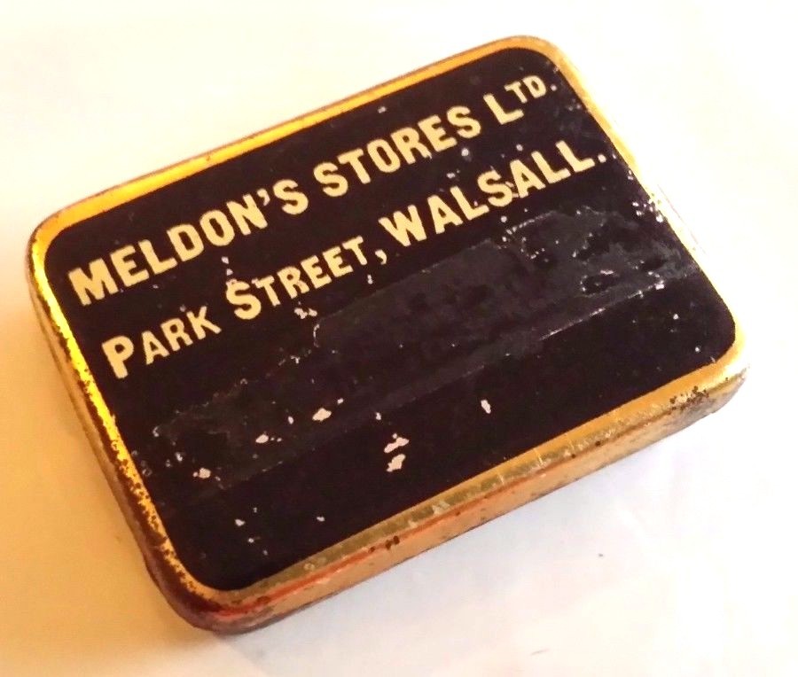 PG018 - Empty 11/16 MELDON'S STORE Gramophone Tip Tin Box