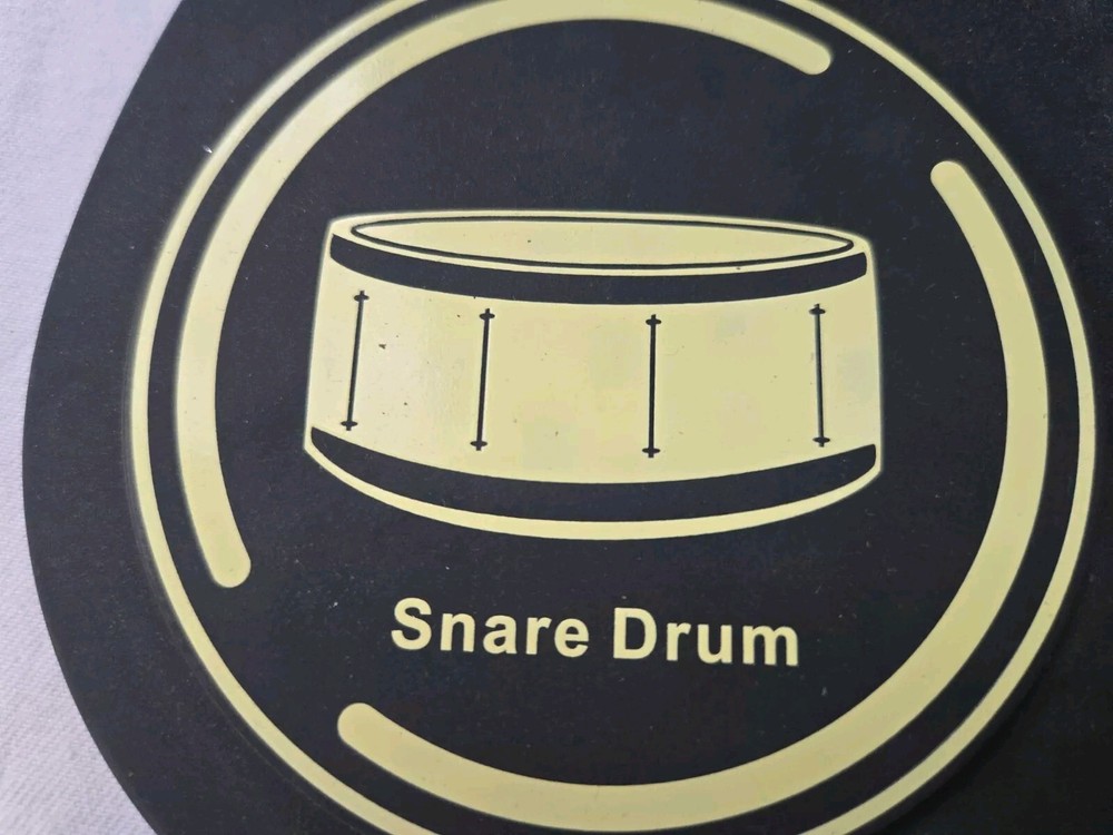 Roll Up Electronic Drum Pad. Drum Practice.