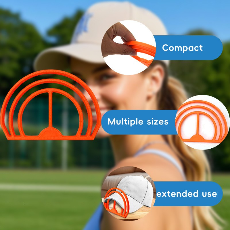 Reusable Portable Smooth Comfortable Effective Practical Plastic Hat Brim Curler