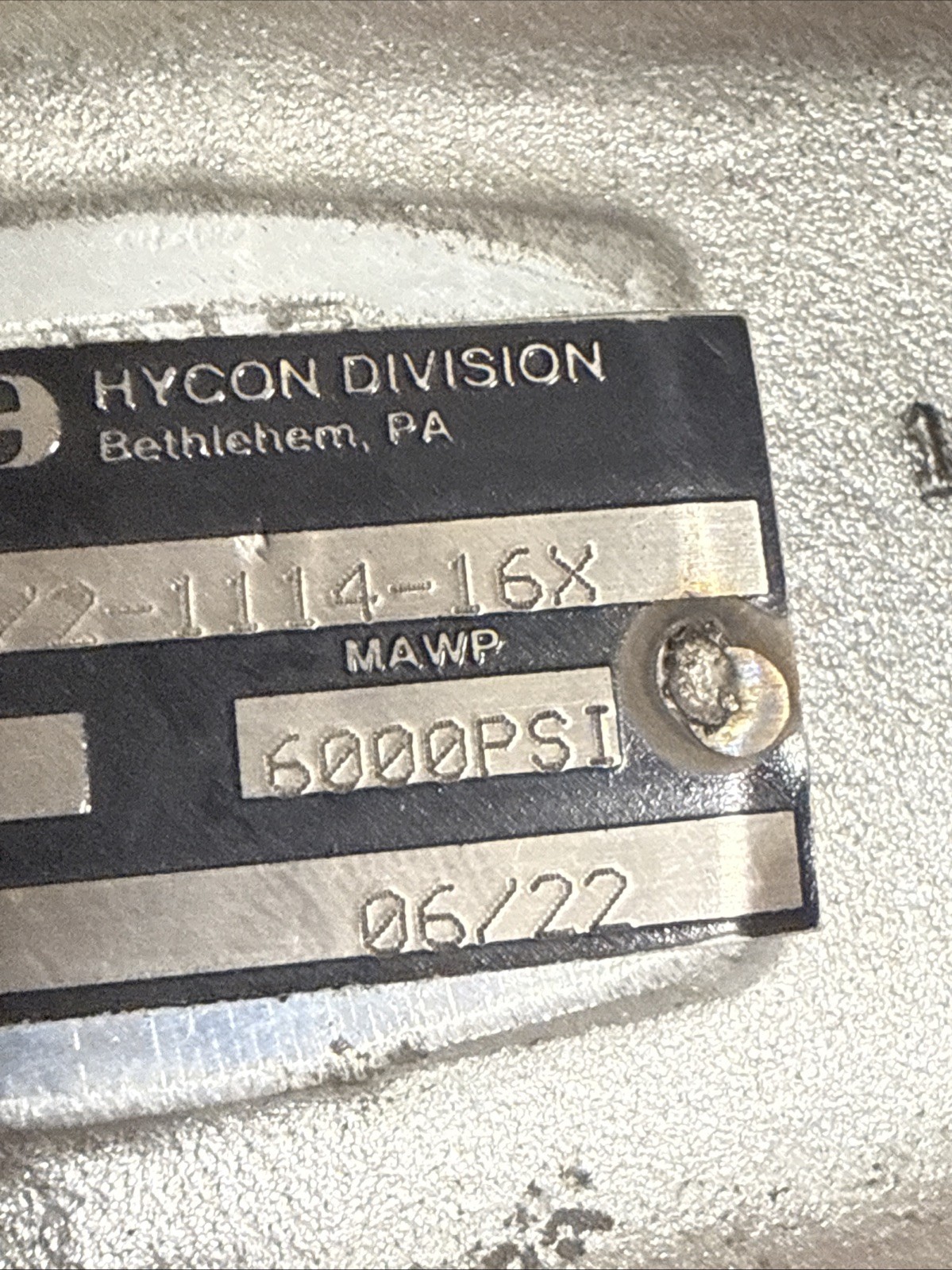 Genuine New Hydac KHM-32NPT-1114 Ball Valve 1-1/2" 6000psi PN 420 bar