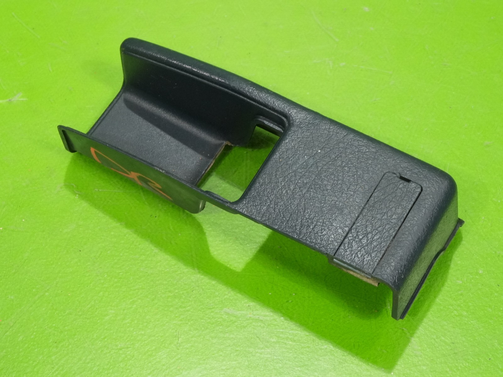 92-95 Civic OEM fuel gas tank trunk hatch popper opener cover trim panel blue