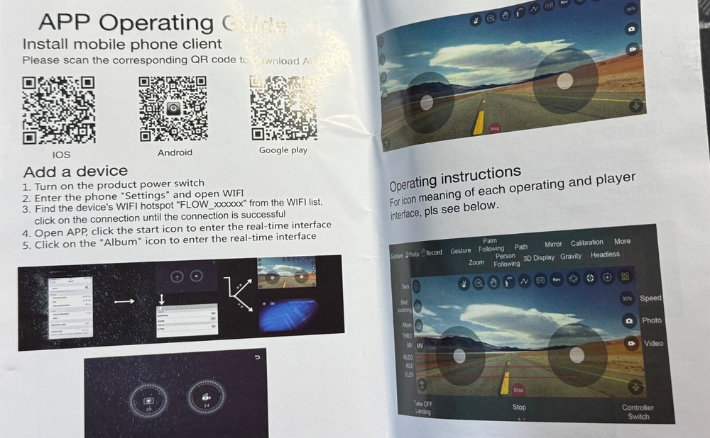 Mini ELF • Folding 4k HD Drone Set w/Case • Camera + Obstacle Avoid • Ships Free