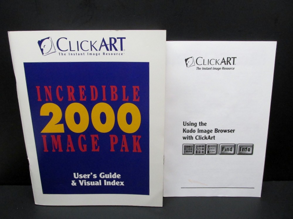 ClickArt Incredible 2000 Image Pak, CD-ROM, Win. 3.0, T Maker 1995, Never Used