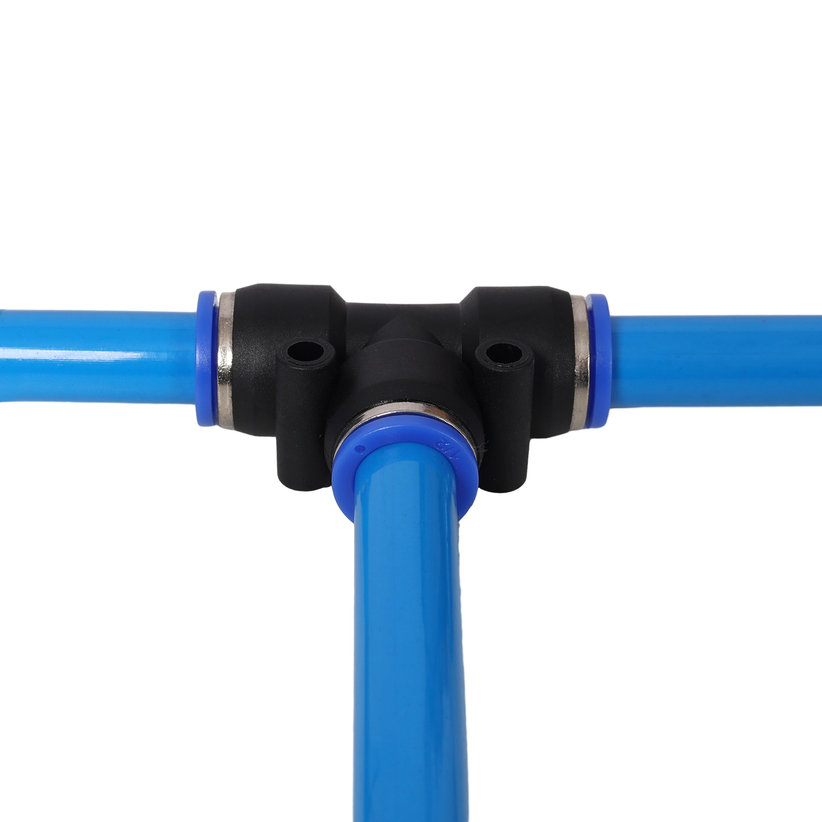 1/2 Inch OD×60 Feet PU Air Tube Kit Garage Air Compressor Accessories Kit Blue