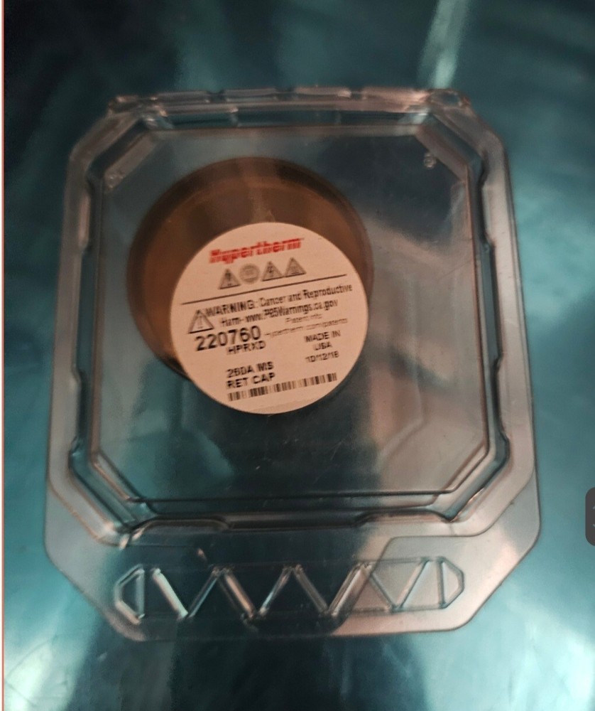 Hypertherm 220760 Cap Hpr400 260A Nozzle Retainer Ms Clockwise