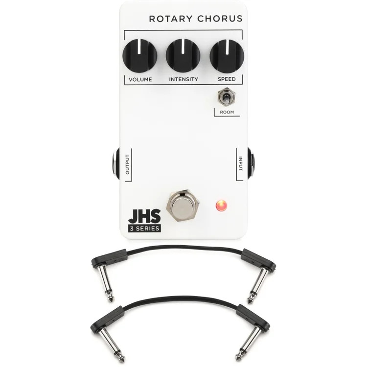 JHS 3 Series Rotary Chorus Pedal with EBS Patch Cables