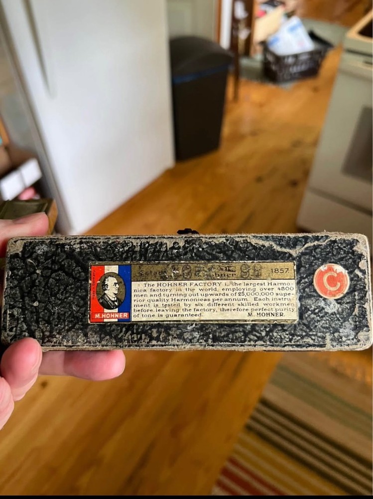 Vintage Hohner Super Chromonica Harmonica C