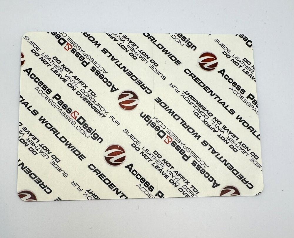 KISS and Def Leppard 2014 tour Silk Pass "WORKING" New/not used/not peeled