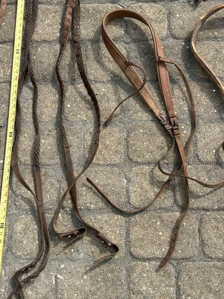 Assorted Various Horse Saddlery Straps And Bit