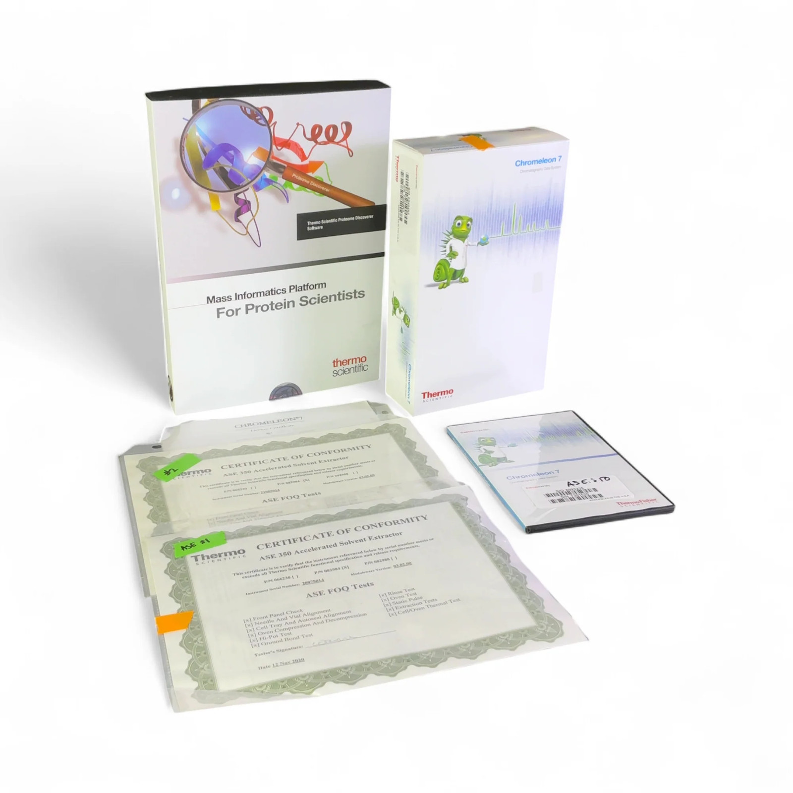 Thermo Scientific Chromeleon 7 and Proteome Discoverer Software Lot SEE DETAILS