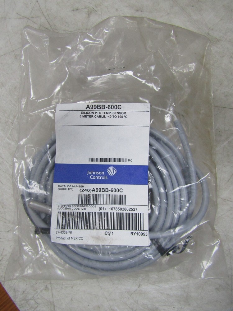 💥NEW JOHNSON CONTROLS SILICON TEMP SENSOR 6 METER CABLE A99BB-600C