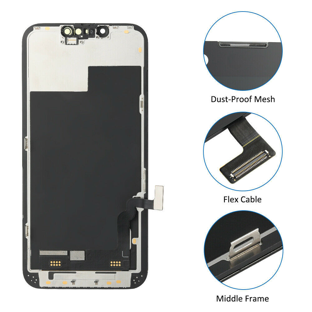 Hard OLED Display Touch Screen Digitizer Assembly Replacement for iPhone 13 6.1"