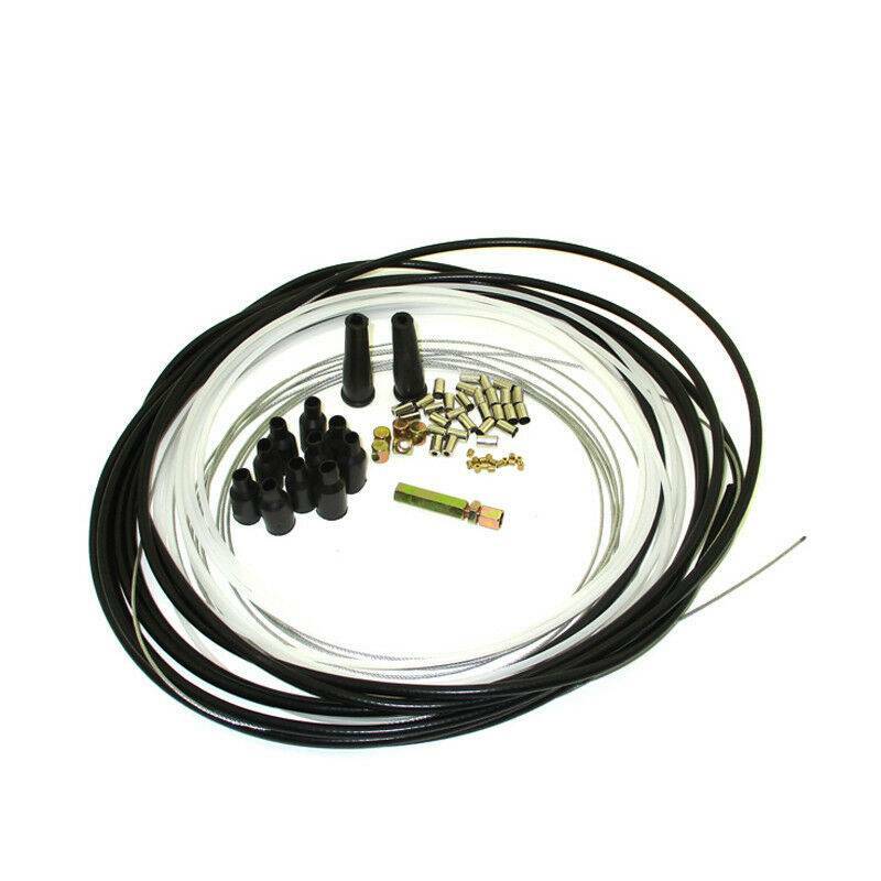 5 Metre Throttle Cable Kit Motorcycle Nipple Ferrule Pit Dirt Bike Universal DIY