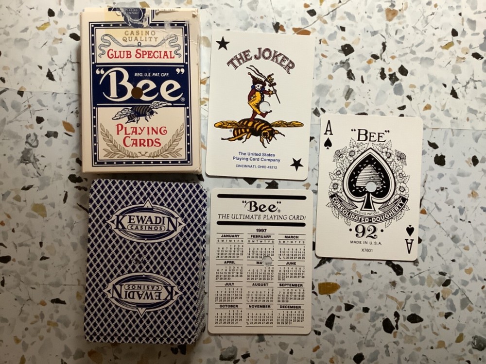 Playing Card LOT 6 BEE ARISTOCRAT