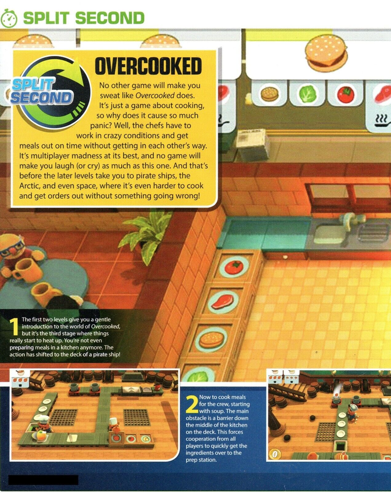 2018 OVERCOOKED Video Game 2 PG PRINT AD ARTICLE - GAME ABOUT COOKING