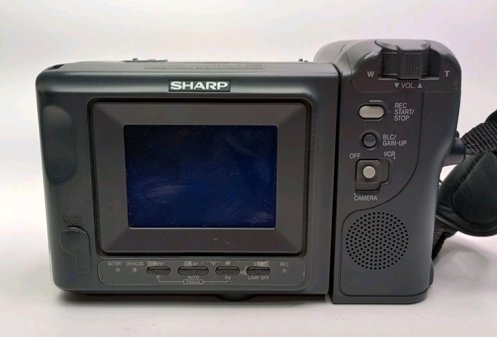 Sharp Viewcam VL-E600U 8mm camcorder (Tested Working) No Battery
